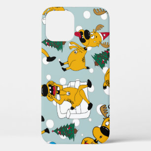 Weihnachtsfest mit Hirschen: Weihnachtliches Muste Case-Mate iPhone Hülle