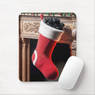 Weihnachtsfest mit Kohle gefüllt Mousepad