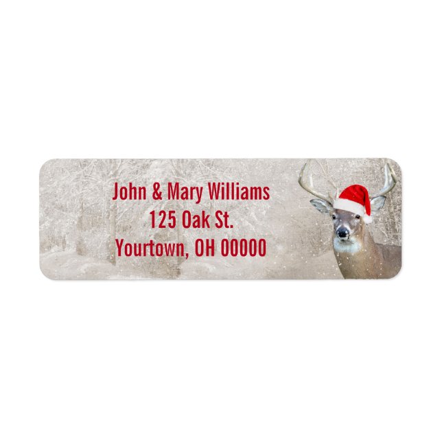 Weihnachtsfest mit Weihnachtsmannmütze (Vorne)