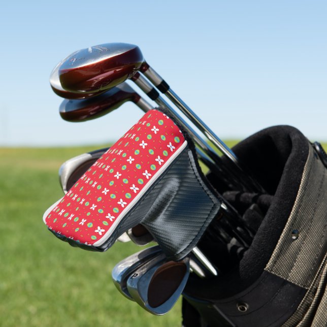 Weihnachtsfest Muster 02 - Golf Headcover (In Situ)