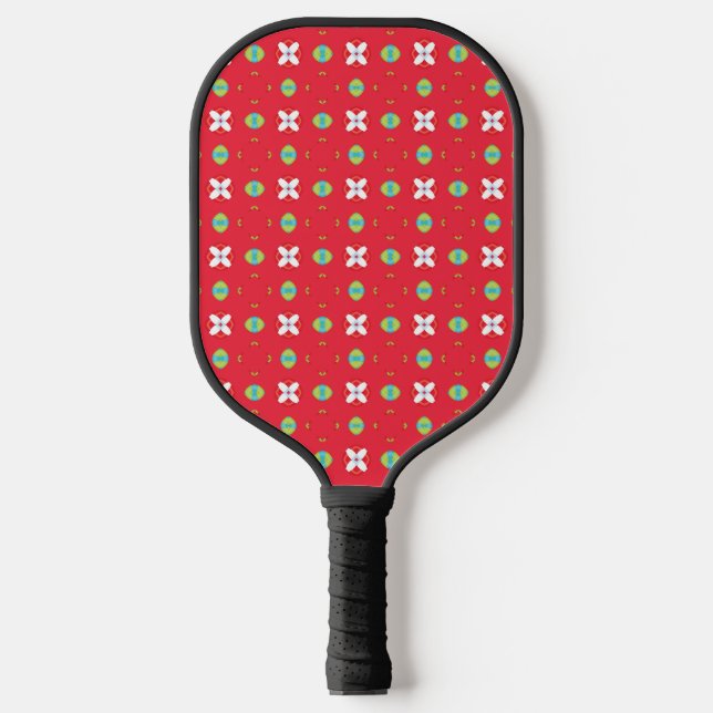 Weihnachtsfest Muster 02 - Pickleball Schläger (Vorderseite)