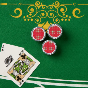 Weihnachtsfest Muster 02 - Pokerchips