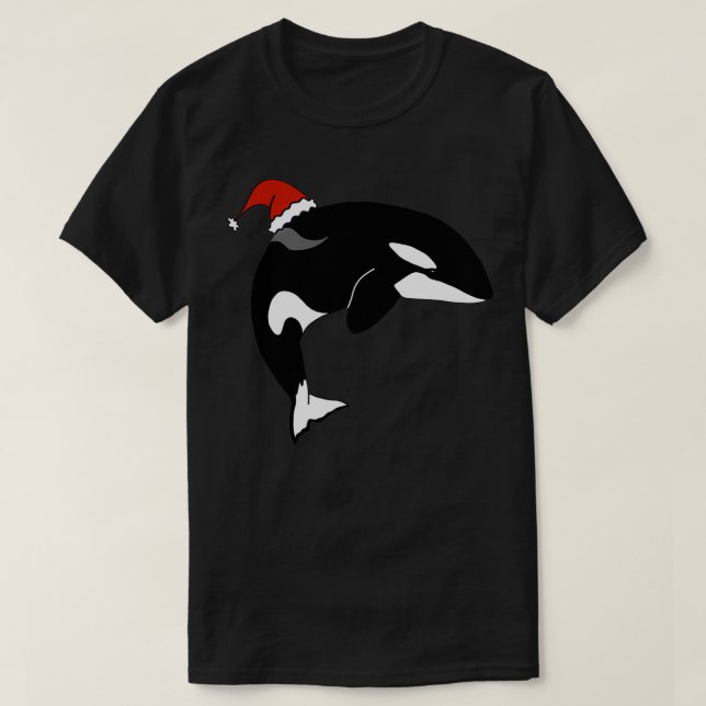 Weihnachtsfest Orca Killer Whale T-Shirt (Design vorne)