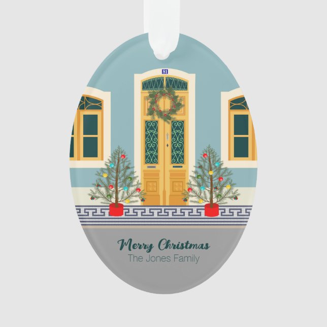 Weihnachtsfest Ornament (Vorderseite)