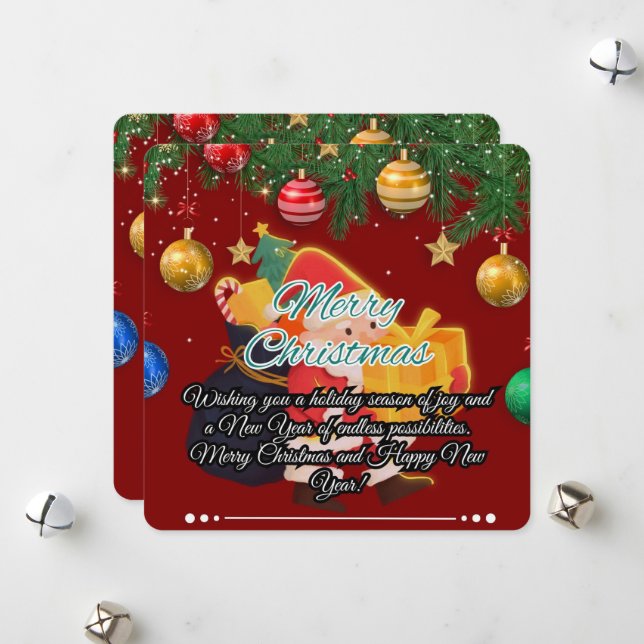 Weihnachtsfest & Ornamente Weihnachten (Vorderseite/Rückseite Beispiel)