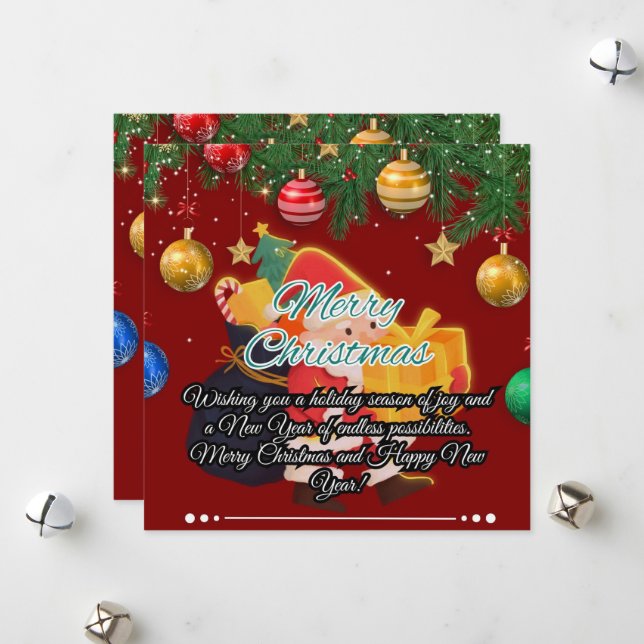 Weihnachtsfest & Ornamente Weihnachten (Vorderseite/Rückseite Beispiel)