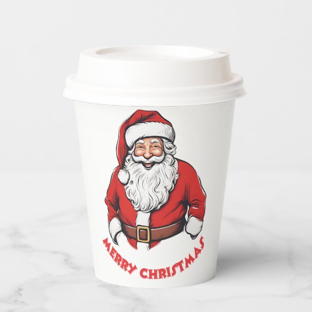 Weihnachtsfest Pappbecher (Vorderseite)