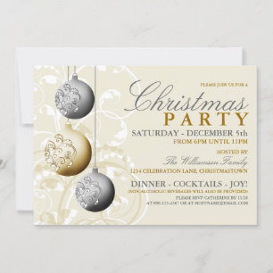 Weihnachtsfest-Party Einladung