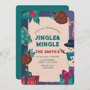 Weihnachtsfest-Party Einladung