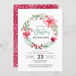 Weihnachtsfest Party Einladung