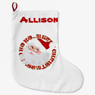 Weihnachtsfest Personalisierter Strumpf Großer Weihnachtsstrumpf