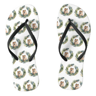 Weihnachtsfest-Pup Flip Flops