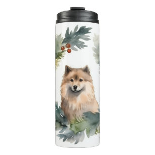 Weihnachtsfest-Pup Thermosbecher