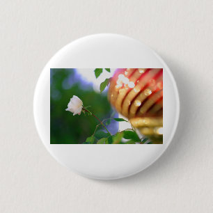 Weihnachtsfest-Rose Button