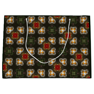 Weihnachtsfest Rot Kreuz abstrakte Molkereien Große Geschenktüte