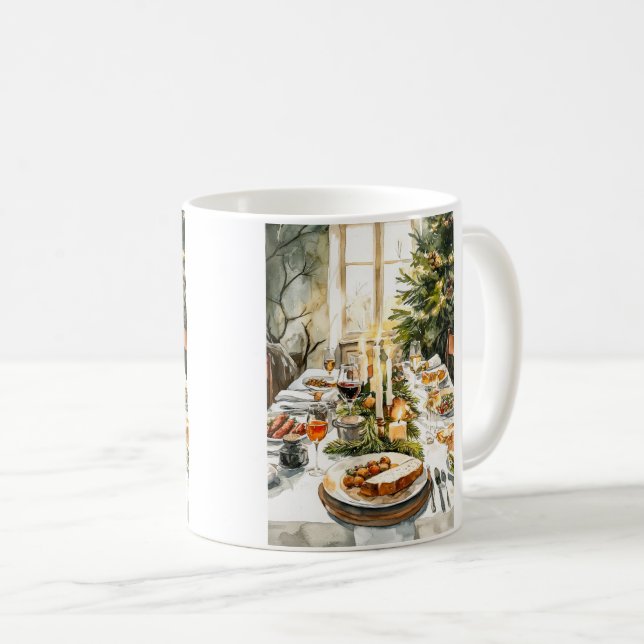 Weihnachtsfest-Tasse Kaffeetasse (VorderseiteRechts)