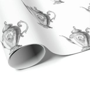 Weihnachtsfest Tee Party Geschenkpapier