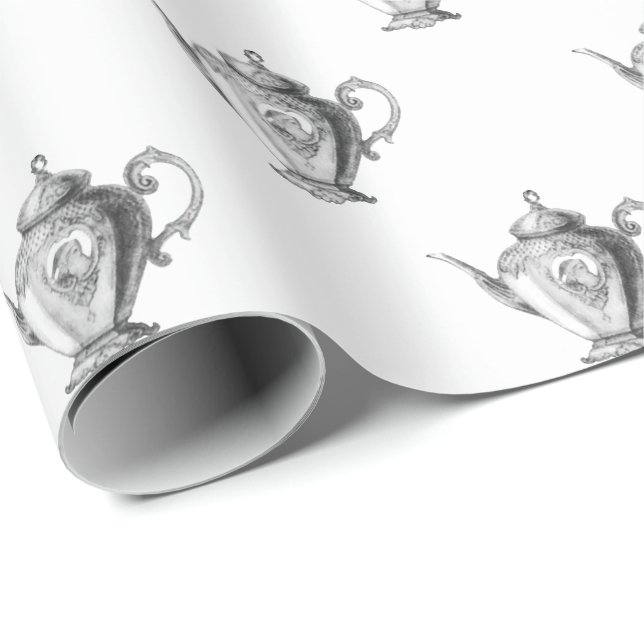 Weihnachtsfest Tee Party Geschenkpapier (Rolleneckpunkt)