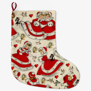Weihnachtsfest, Vintag Großer Weihnachtsstrumpf