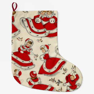 Weihnachtsfest, Vintag Großer Weihnachtsstrumpf