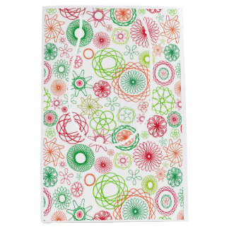 Weihnachtsfest Vintage Spiralen Mittlere Geschenktüte