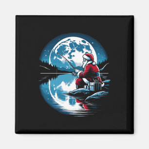 Weihnachtsfest Weihnachten Fischer Fischfang Fisch Magnet