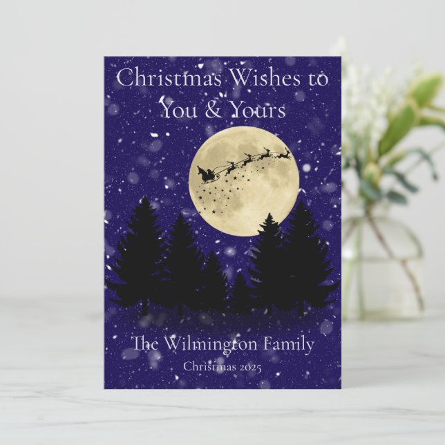 Weihnachtsfest Weihnachtsfeiertage Weihnachtsfeier Karte (Stehend Vorderseite)