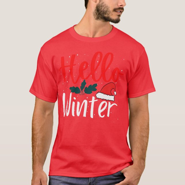 Weihnachtsfest Winter Niedliches Weihnachtsfest T-Shirt (Vorderseite)