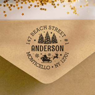 Weihnachtsfest Winter Wonderland Gummistempel