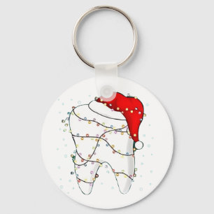Weihnachtsfest Zahnarzt Feiertag Schlüsselanhänger