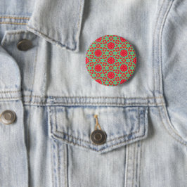Weihnachtsfest-Zauber-Muster Button