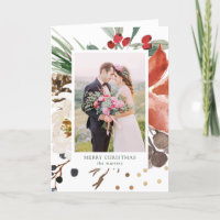 Weihnachtsfeste Blume mit Ihrem Foto