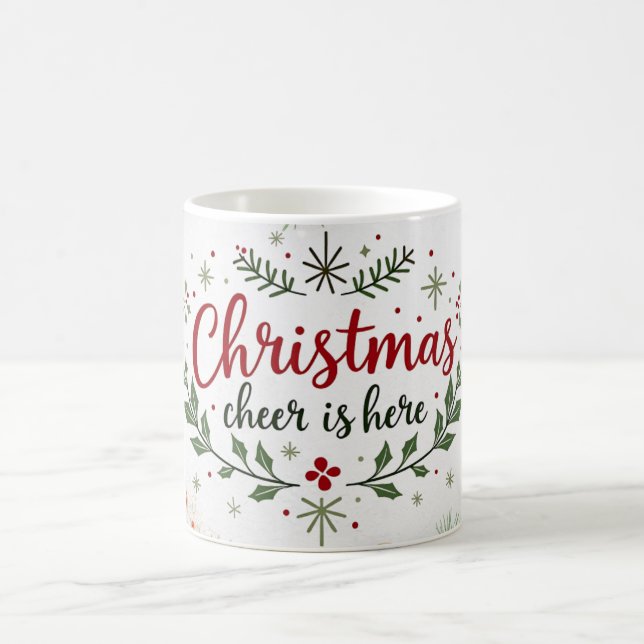 Weihnachtsfeste Tasse für die Feiertagsfreude (Mittel)