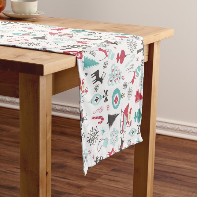 Weihnachtsfestlich kurze Tischdecke (Beispiel)
