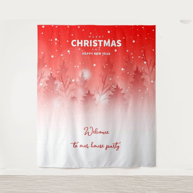 Weihnachtsfestlich  wandteppich (Vorderseite)