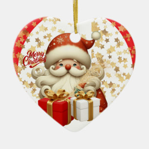 Weihnachtsfestliche Dekorationsornament Keramik Ornament