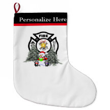 Weihnachtsfeuer-Abteilungs-Szene