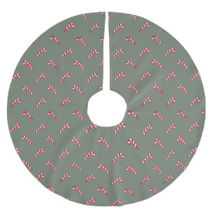 Weihnachtsfichte, grüner, niedlicher Zuckerrohr Polyester Weihnachtsbaumdecke