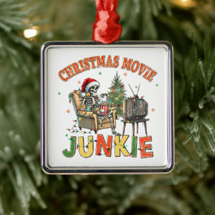 Weihnachtsfilm Junkie Ornament Aus Metall