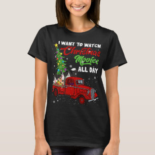Weihnachtsfilme Funny Border Collie Movies Red Tr T-Shirt