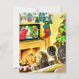 Weihnachtsfilme Mitteilungskarte