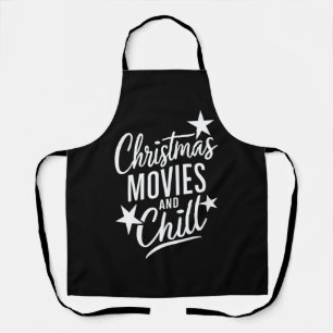 Weihnachtsfilme und Weihnachtsgeschenke Schürze