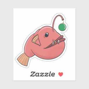 Weihnachtsfisch Aufkleber