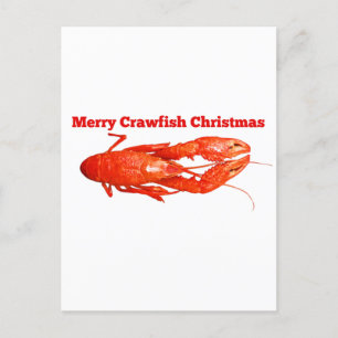Weihnachtsfisch Feiertagspostkarte