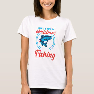 Weihnachtsfischertag Vintage Urlaub T-Shirt