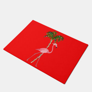 Weihnachtsflamingo Fußmatte