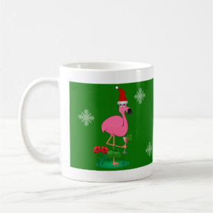 Weihnachtsflamingo-Tasse Tasse