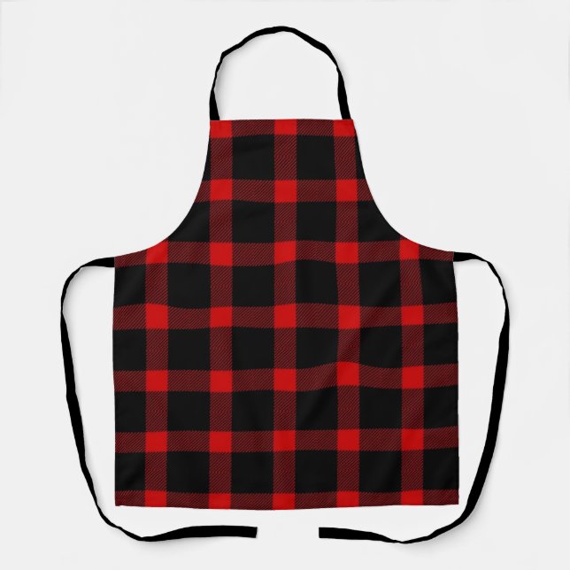 Weihnachtsflanell Schürze (Vorderseite)
