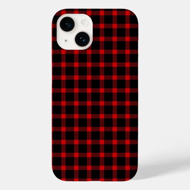 Weihnachtsflannel/Winter iPhone 14 Fall Case-Mate iPhone Hülle (Rückseite)