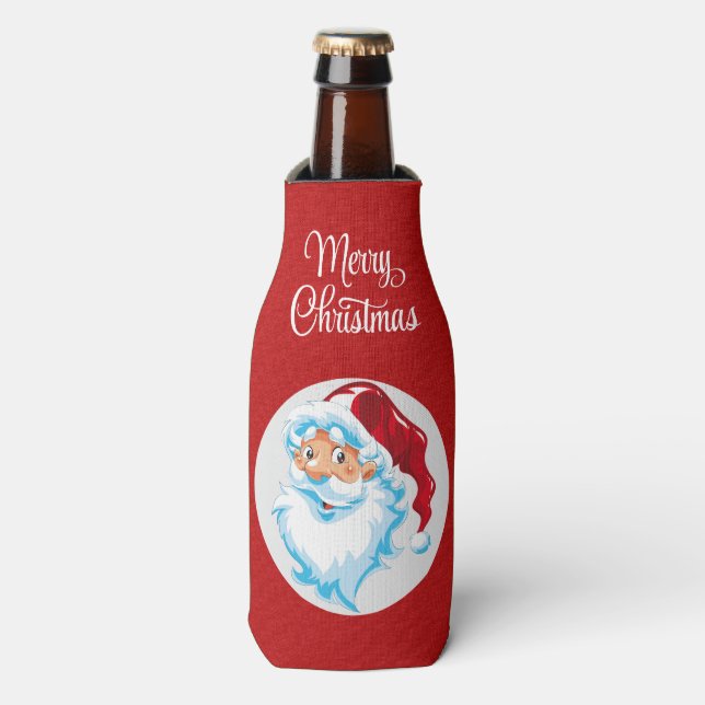 Weihnachtsflasche Cooler Flaschenkühler (Flaschenvorderseite)